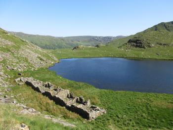 lake from nearby slope
