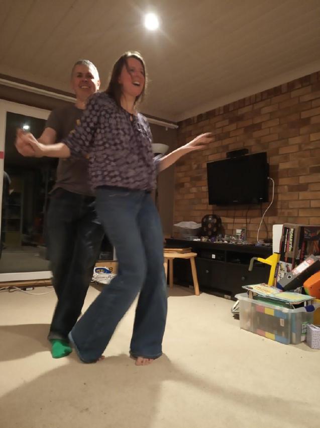 Image of two people dancing
